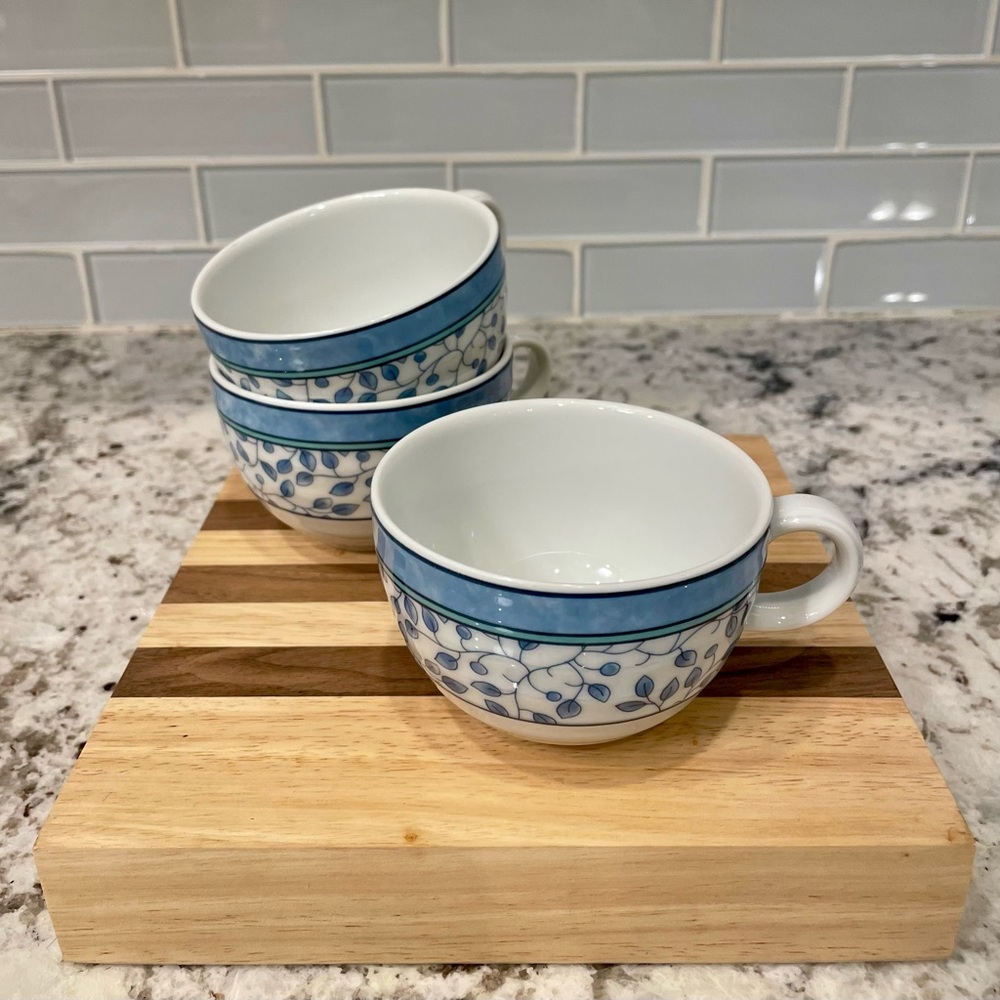 Mikasa Susanne Flat Teacup Set of 3